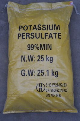 25 kg/sacco Persolfato di potassio Soluzione composta Polvere amorfa bianca Inodore
