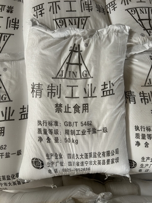 Sal industriale Cloruro di sodio NaCl 99% Purezza Trattamento dell'acqua